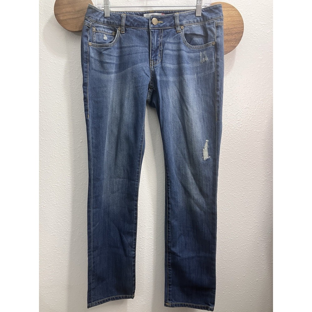 CABI JEANS Slim Boyfriend Jeans‎ #5165 30" Inseam Coastal Size 8 Coastal Casual